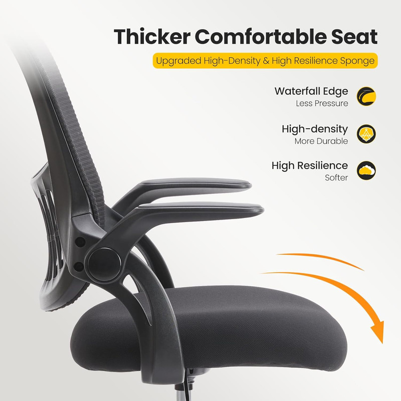 Tall Drafting Desk Chair - Ergonomic High Stool Computer with Adjustable Height gallery
