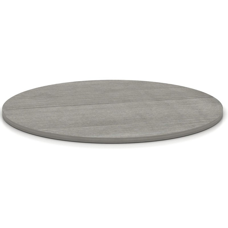 Lorell Weathered Charcoal Round Conference Table (llr-69587) (llr69587)