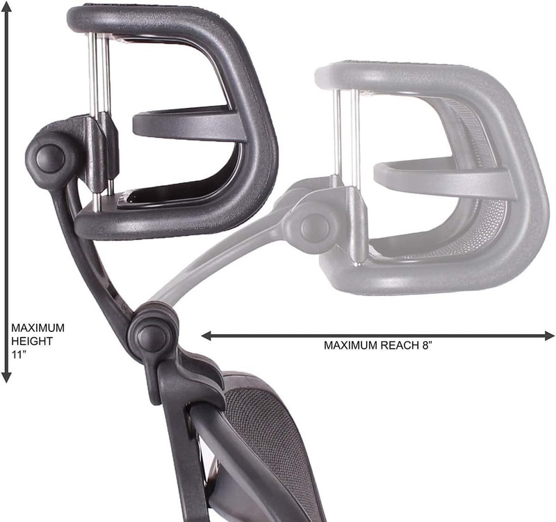 the Original Headrest for the Herman Miller Aeron Chair (H4 for Classic, Carbon) gallery