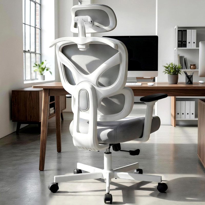 Ergonomic Office Chair – High Back Breathable Mesh Desk Chair with Lumbar Suppor