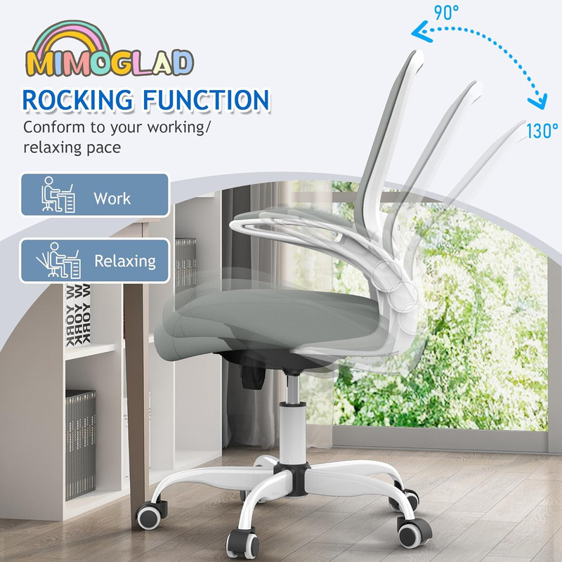 Mimoglad Ergonomic High Back Mesh Office Chair, Adjustable Lumbar Support, Thick gallery