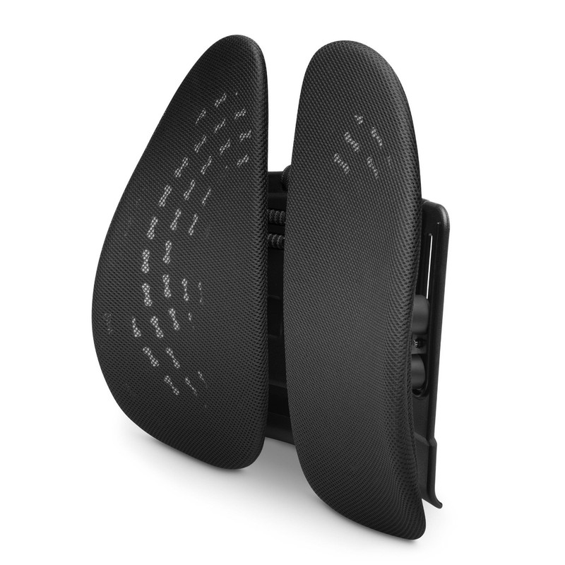 Kensington Smartfit Conform Back Rest K60412WW Ergonomic Lumbar Support Black