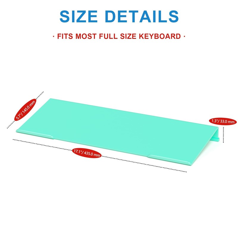 Comfortable Computer Keyboard Stand - Ergonomic Keyboard Riser Acrylic Tilted... gallery