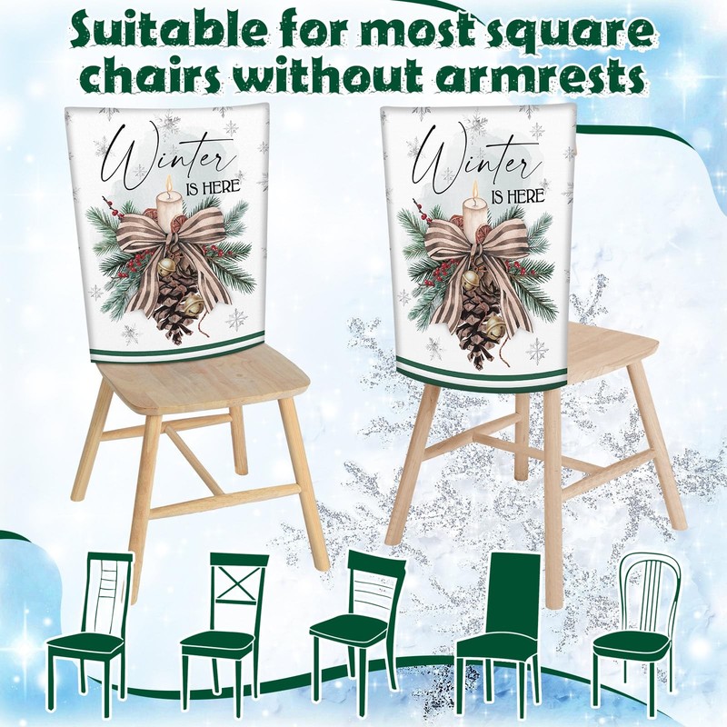 FuWeave 6 Pcs Winter Wonderland about 20 x 24 inches/ 50 x 60 cm, As Picture gallery