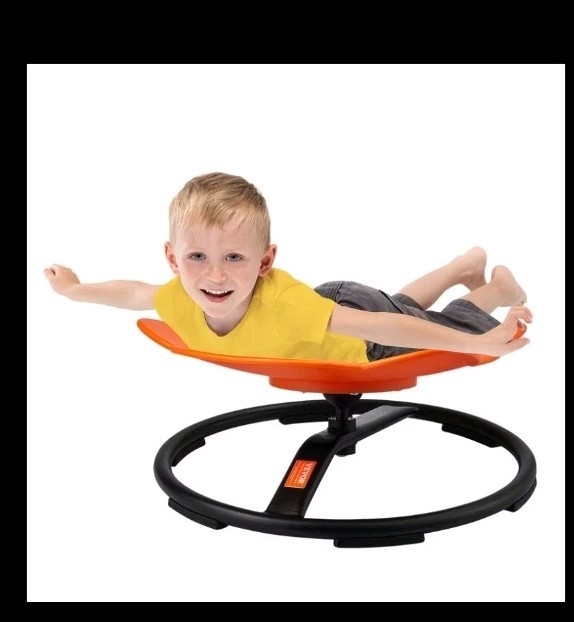 VEVOR Autistic Kids Spinning Chair 220 lbs Non Slip Sensory Swivel Chair Orange