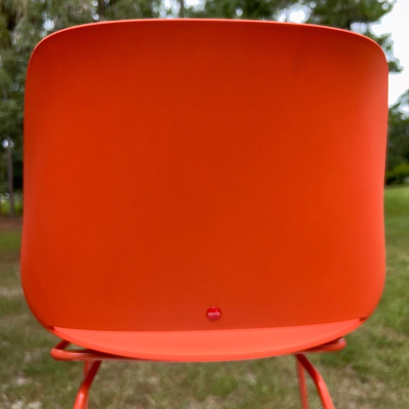 Aeris Numo German Designed Orange Ergonomic Office Chair Skid Base European NOTE gallery