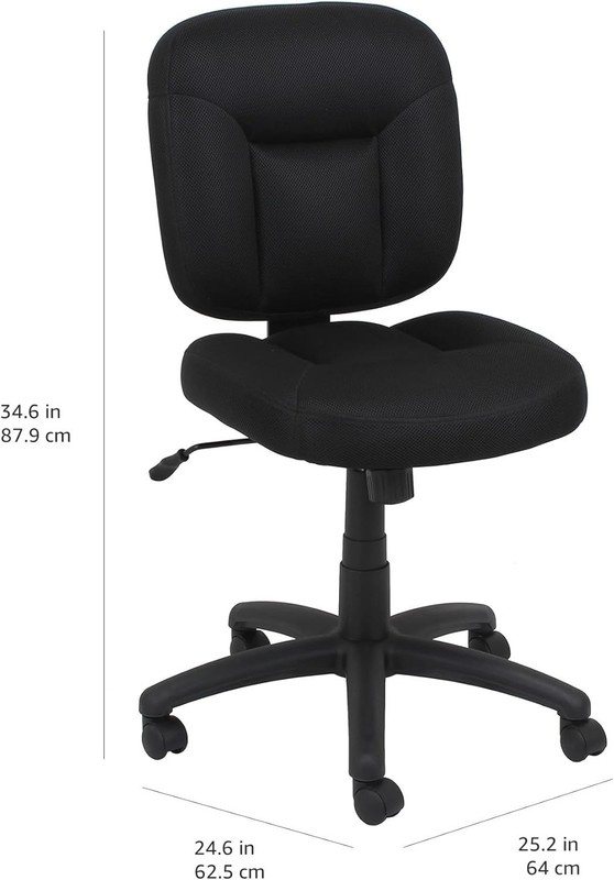 Low-Back Office Desk Chair W/ Back Support Adjustable Height 360 Degree Swivel gallery