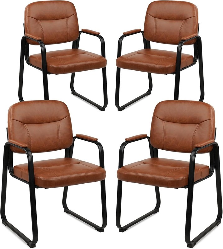 4 PCS Guest Chair Office Chair Reception Chair Waiting Room Chair ConferencE