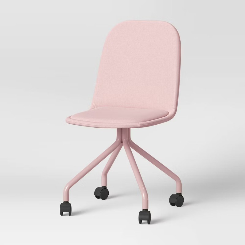 Pillowfort Armless Desk Task Office Chair Kids Wood Steel Kids’ Study Room