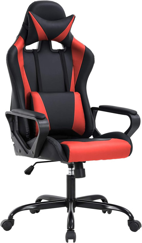 Computer Executive Desk Office Chair with Lumbar Support Headrest for Women, Men