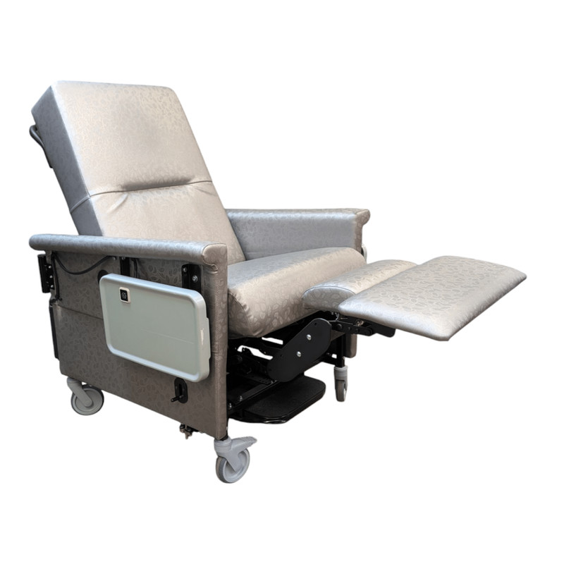 Grey Leaf Champion Extra Wide Infusion Transport Manual Recliner with 5in gallery