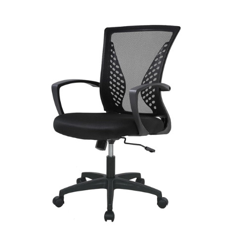 Adjustable Desk Chair with Lumbar Support & 360° Swivel – Fit for All Spaces