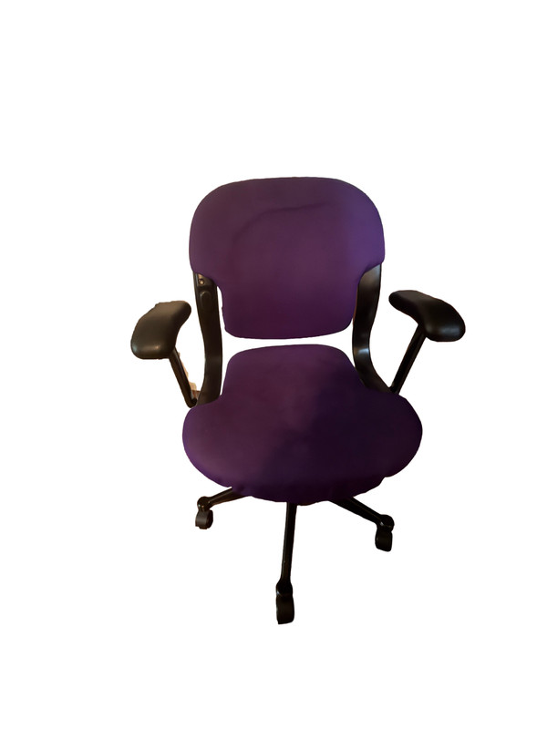 Vintage Herman Miller Task Office Rolling Swivel Adjustable Arm Chair AM121