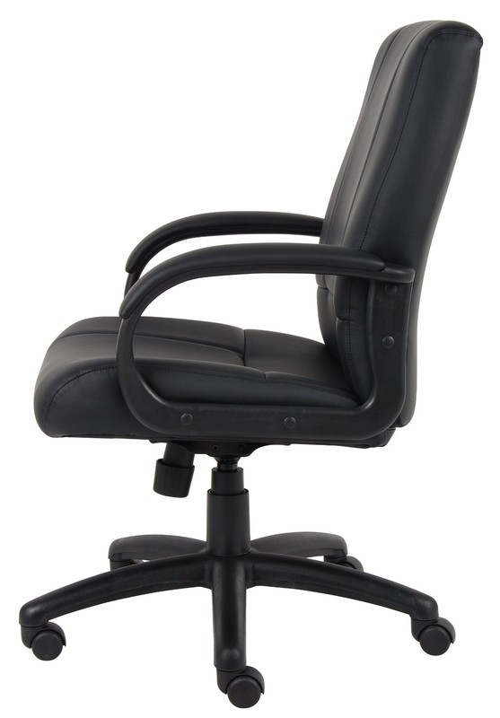Caressoft Executive Mid Back Chair in Black (B7906) gallery