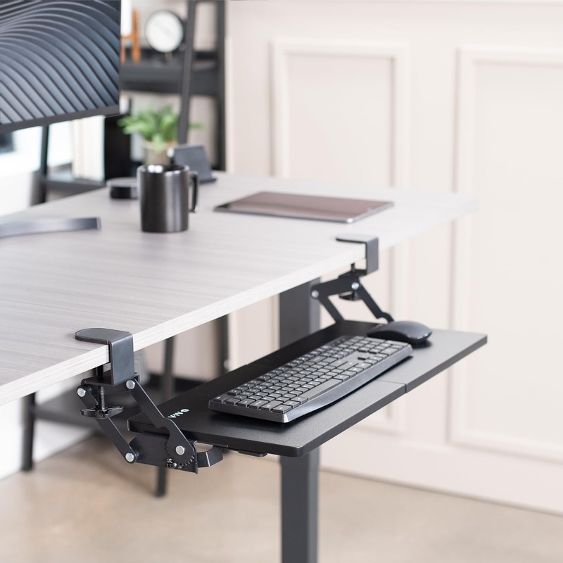 Large Clamp-on 27 (33 Including Clamps) x 11 inch Computer Keyboard and Mouse... gallery