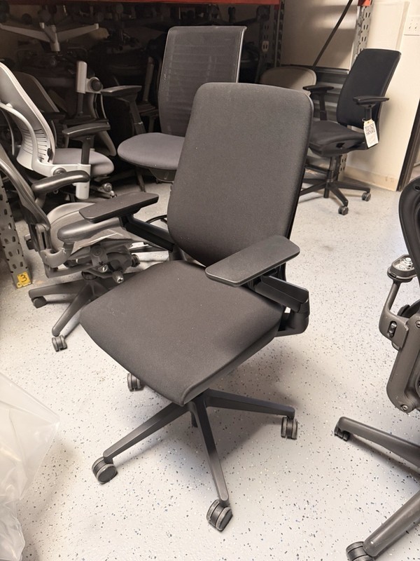 Steelcase Gesture Chair - Black Fabric - Seller refurbish gallery