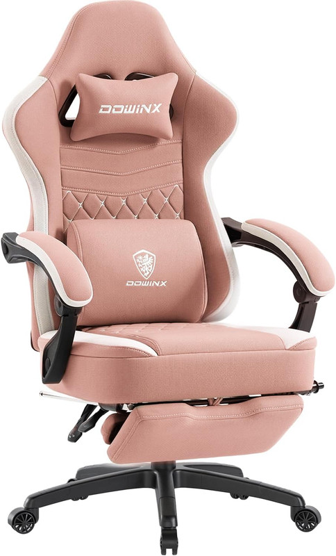 Gaming Chair Breathable Fabric Game Chair with Gel Pad and Storage Bag, Comforta gallery