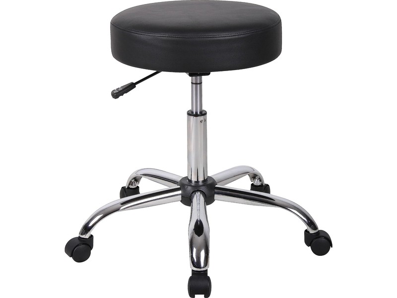 Boss Be Well Armless Medical Spa Professional Stool Black