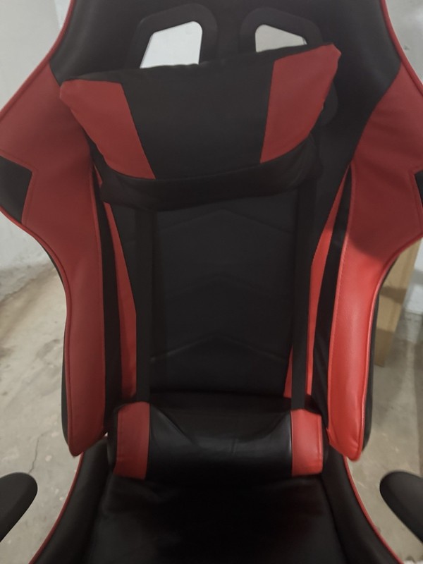 Red & Black Racing Style Computer Gaming Chair w/ Armrests & Casters gallery