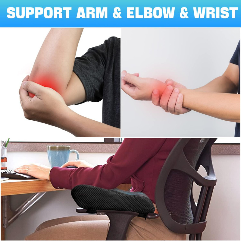 Office Chair Arm Pads Covers-Ergonomic Armrest for Desk and Office... gallery