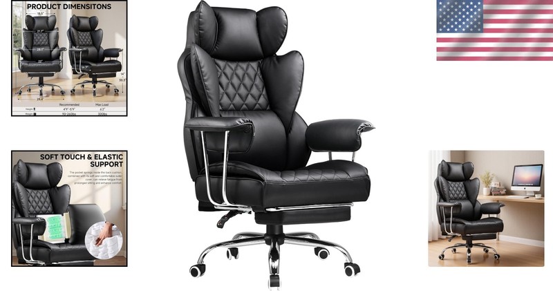 Ergonomic High Back Office Chair with Lumbar Support gallery