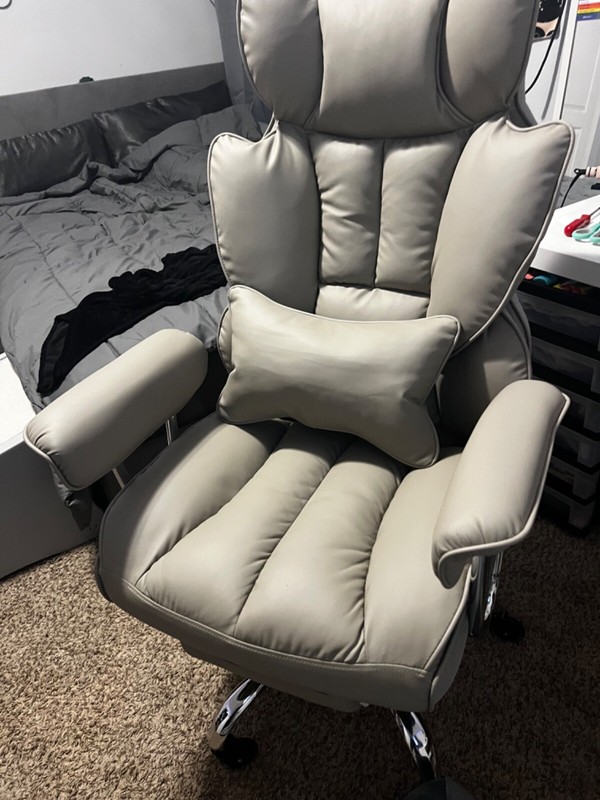 Large, Grey Office/Desk Chair. Barely Used gallery