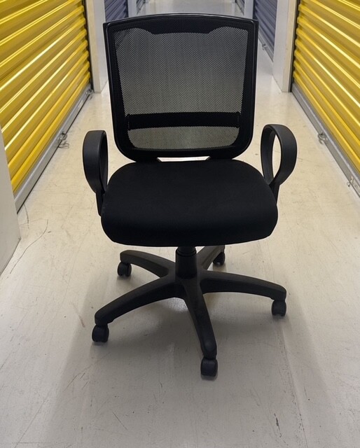 Office Chair With Wheels. Fabric Seat And Mesh Back. 5 Available.