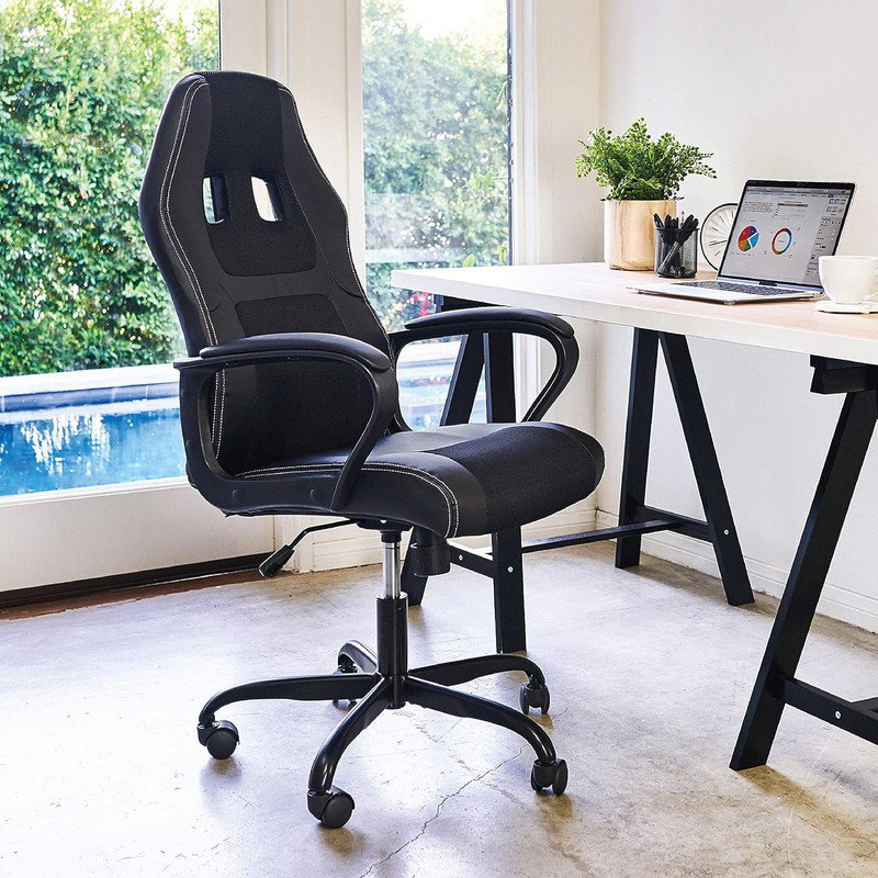 Office Chair PC Gaming Chair Cheap Desk Chair Ergonomic PU Leather Executive Com gallery