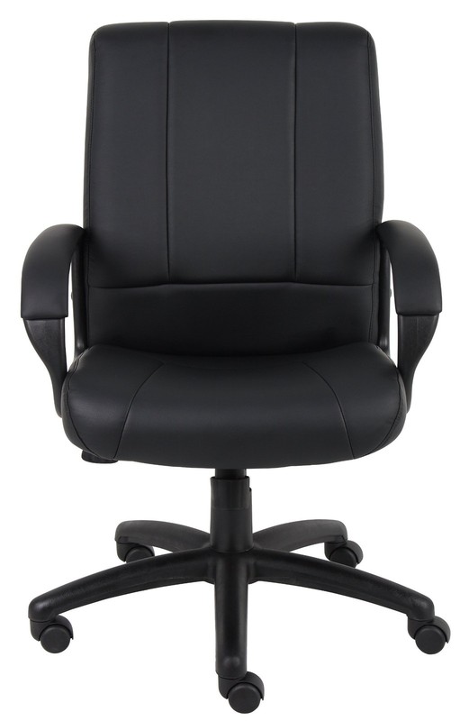 Caressoft Executive Mid Back Chair in Black (B7906) gallery