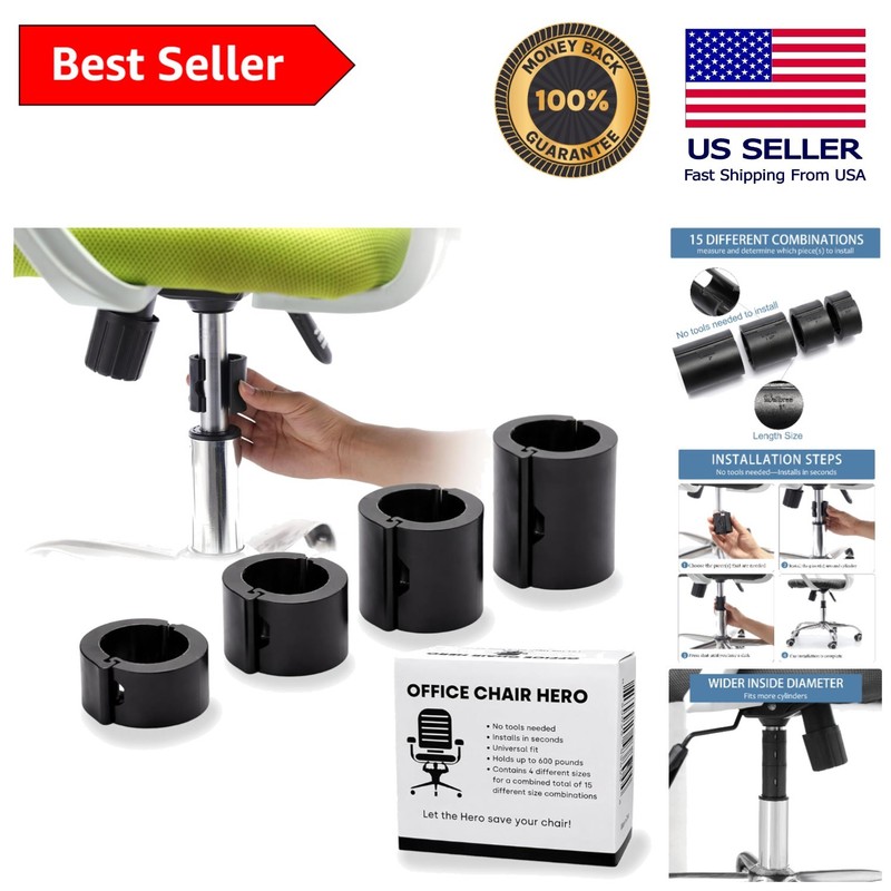 Heavy-Duty Chair Stop – Quick Snap-On Solution for Office Chair Issues