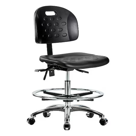 Medium Bench Chair Ergonomic Chair, No Arms, 20-1/2″ to 28″ Height,