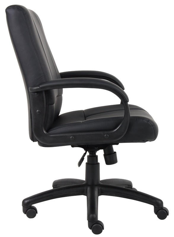 Caressoft Executive Mid Back Chair in Black (B7906) gallery