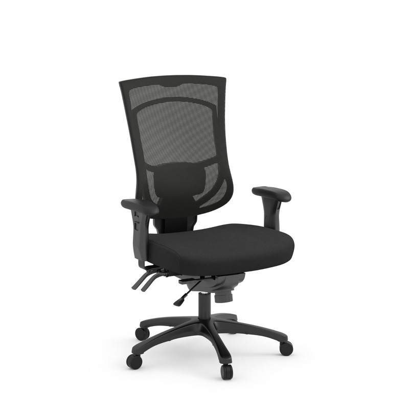 CoolMesh PRO XL Big & Tall Chair with Seat Slider & Arms Weight Capacity 400lbs