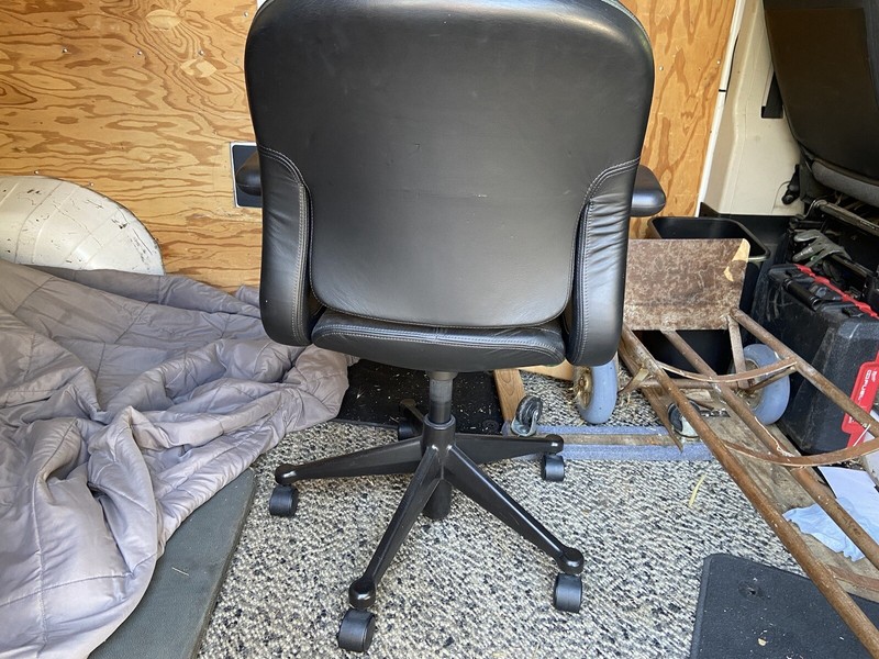 Vintage Herman Miller Equa Leather Rolling Desk Chair gallery