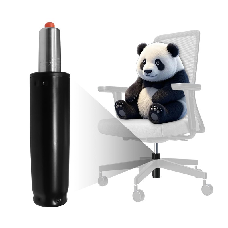 LingaAST Office Chair Gas Lift Cylinder Fits 7.5in Length, Black