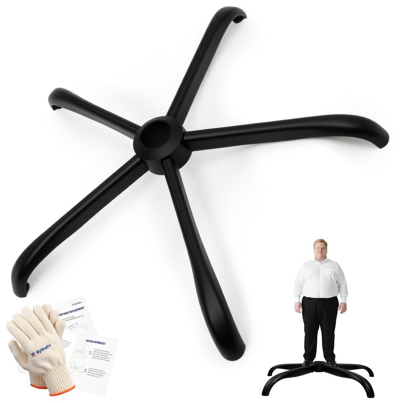 28″ Heavy Duty Office Chair Base Replacement Parts for Most Office/Desk Chair…