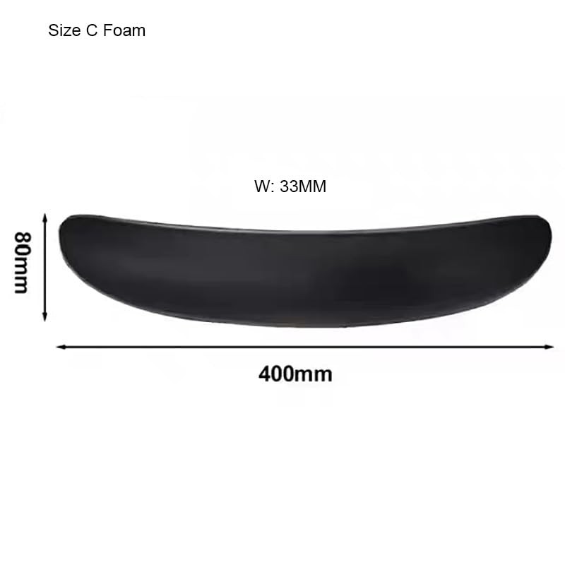 Seat Pad Foam Insert Replacement for Herman Miller Classic Aeron C, Black gallery