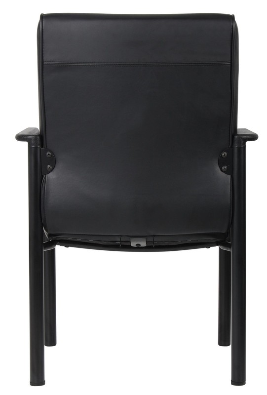 Boss Office Products Metal 4 Leg Side Guest Chair in Leather Plus gallery