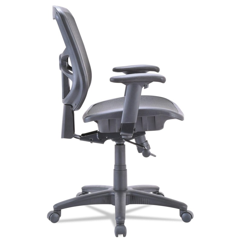 Alera Elusion Series Mesh Mid-Back Swivel/Tilt Chair 275 lbs. Black ALEEL42B18 gallery