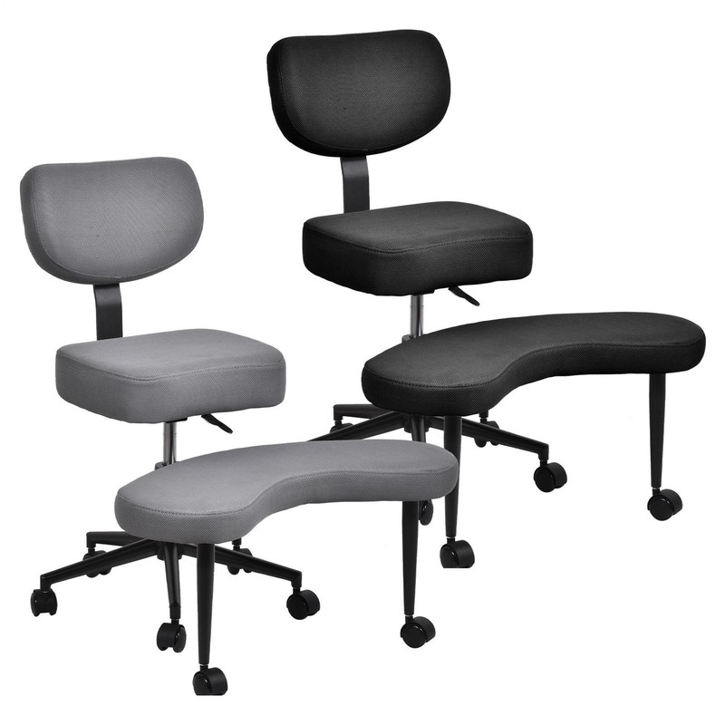 Meditation Chair Criss Cross Chair with Wheels Cross Legged Office Chair US gallery