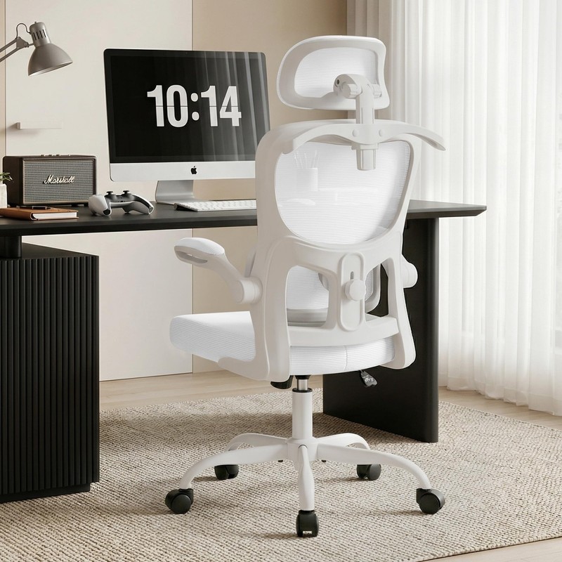 Office Chair Ergonomic Desk Chairs with Adjustable Lumbar Support& Headrest H... gallery
