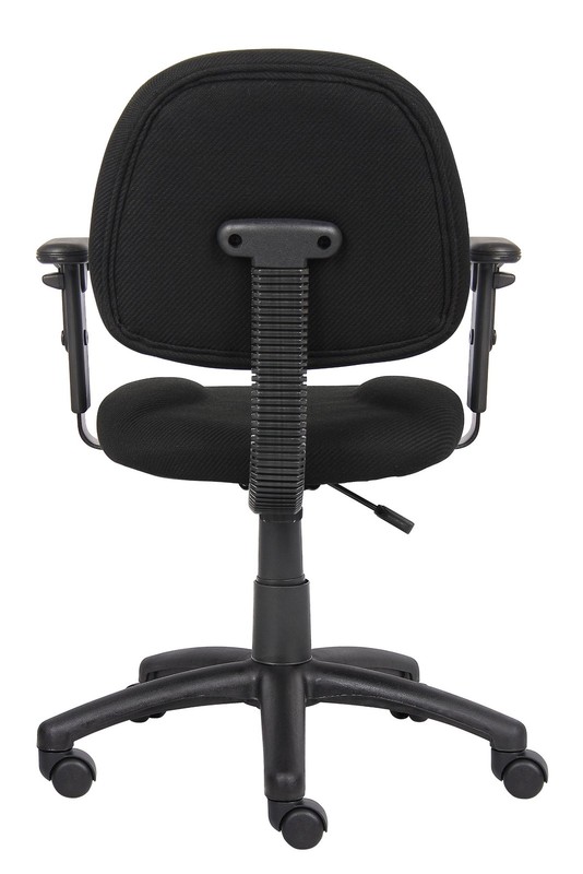 B316-BK Perfect Posture Delux Fabric Task Chair with Adjustable Arms in Black... gallery