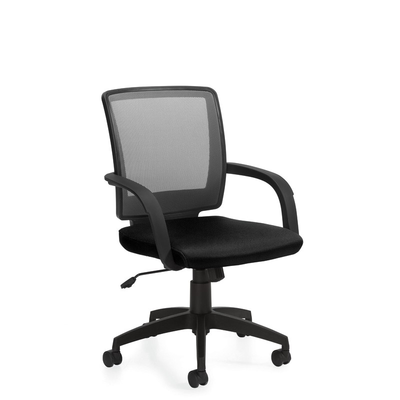 Offices to Go Set of 10 Grey Mesh Back Tilter Conference Chair with Black Seat gallery