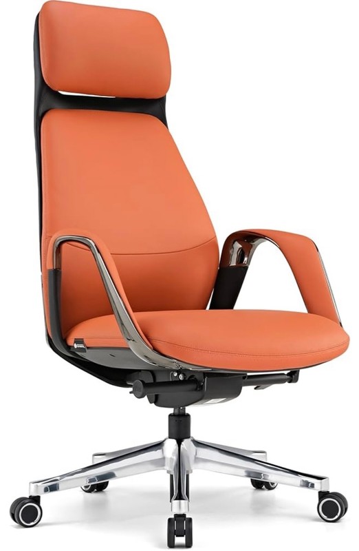 EUREKA ERGONOMIC Executive Office Chair Genuine Leather, Modern Executive Chair