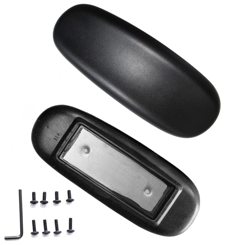 Universal Office Chair Armrest Replacement Arm Pads 4" Mounting Hole 2 Pack