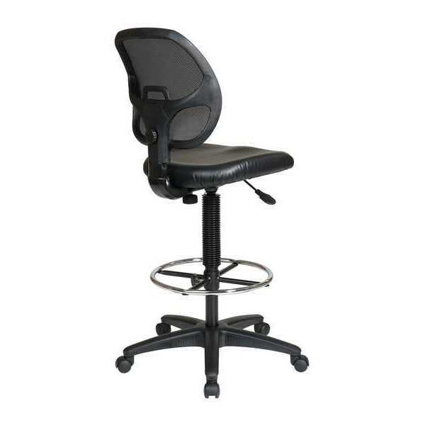 Office Star Dc2990v Vinyl Drafting Chair, 24" To 34-7/8", Black gallery