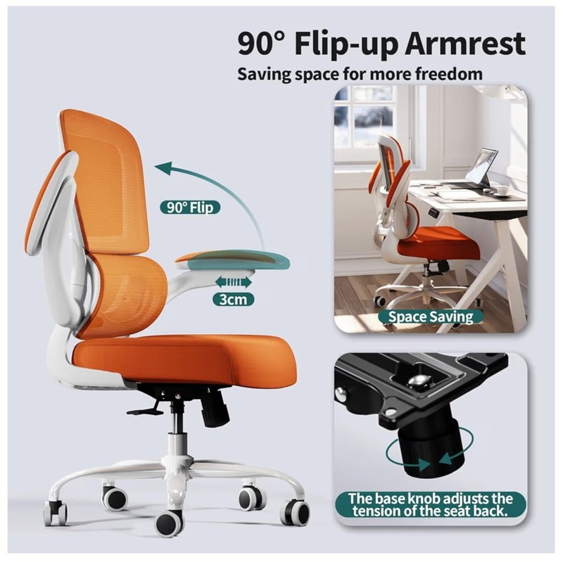 TRALT Ergonomic Mesh Office Chair - 330LBS, Adjustable Lumbar, Lifetime Warranty gallery