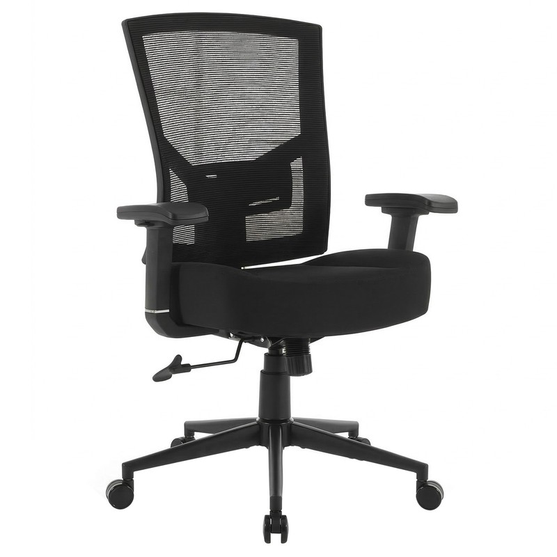 Ergonomic Home Office Chair Mesh Mid Back Armrest Thick Cushion Tilt Reclining gallery