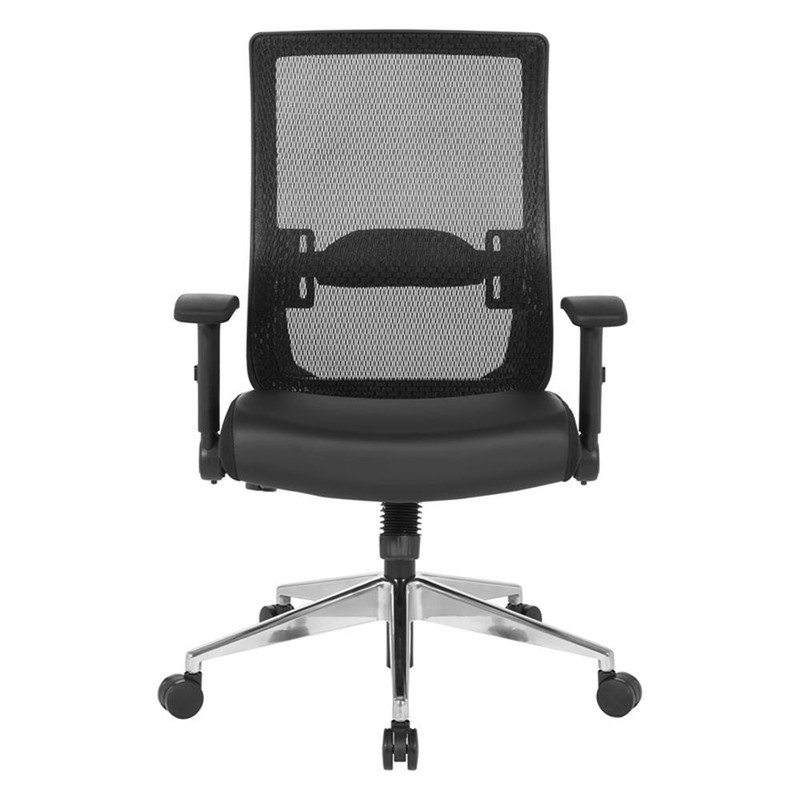 Black Matrix Back Manager's Office Chair with Black Bonded Leather Seat gallery