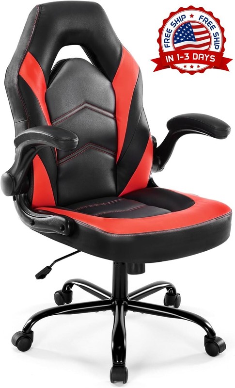 Silla Para Juegos de Computadora PC GAMER Silla De Oficina Con Respaldo Alto NEW